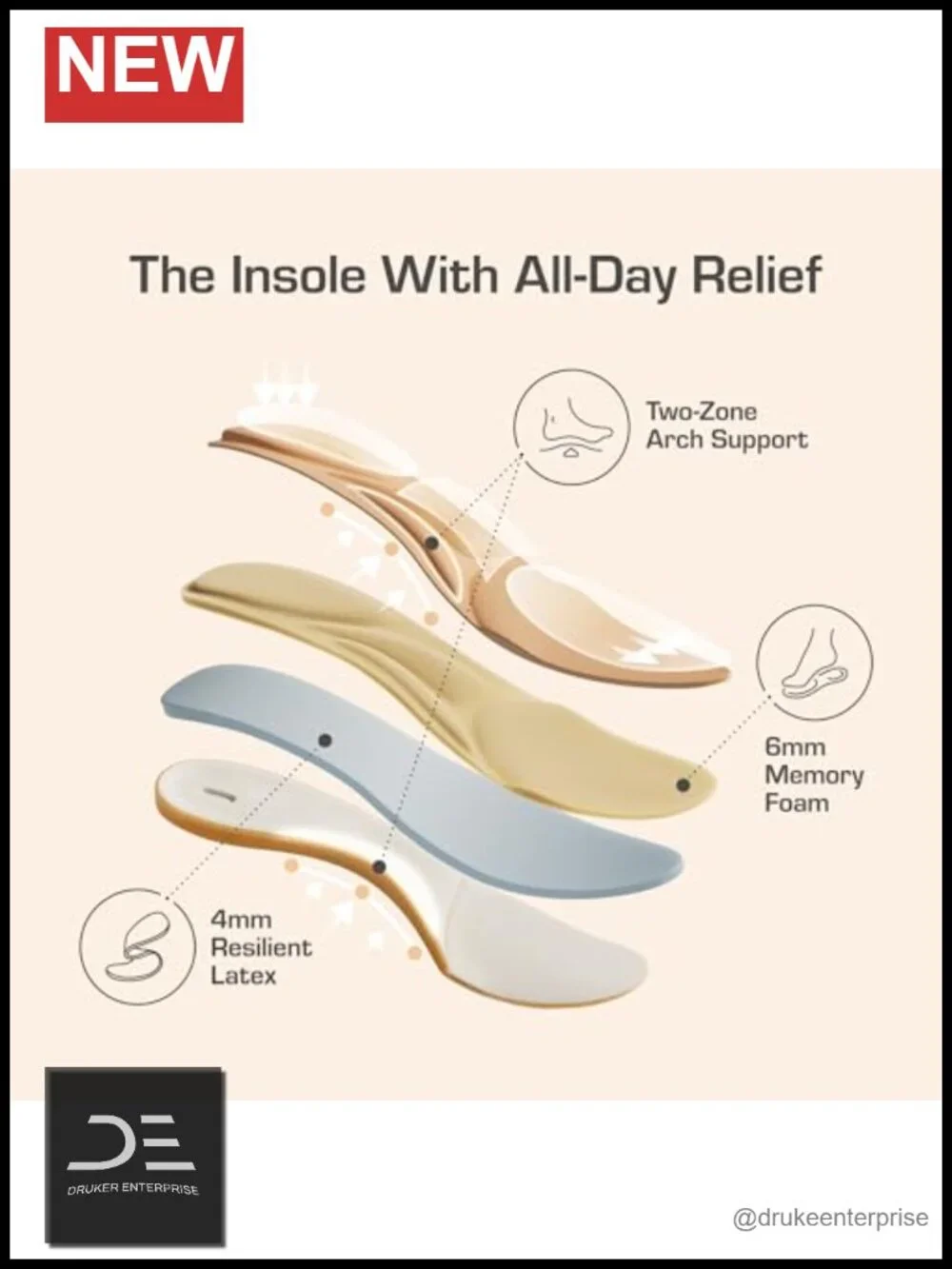 Mary Jane Low Chunky Heels with Arch Support Memory Foam Insole